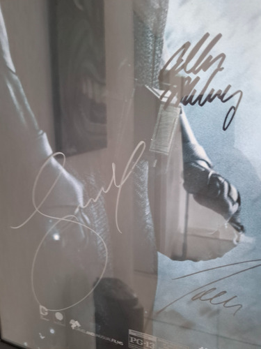 Poster Batman V Superman - Premier - Firmado X Elenco (Usado)