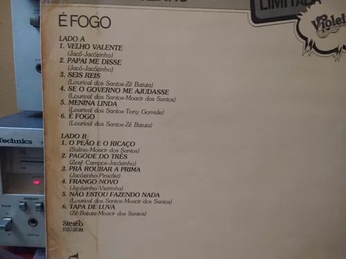 Lp Jacó & Jacozinho É Fogo Edição Limitada Código 02