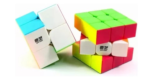 Pack 2 Cubos Tipo De Qiyi 2x2, 3x3