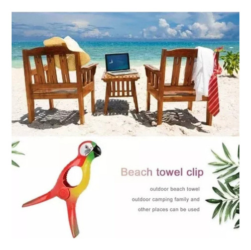 S 6 Pinzas Decorativas For Toallas De Playa