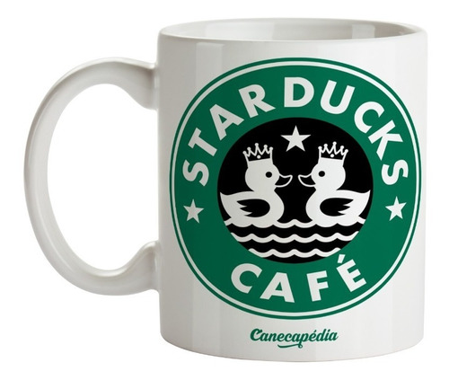 Caneca Xícara Engraçada Starducks Café Zoeira Starbucks Pato