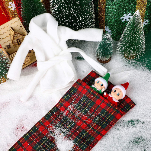 Skylety 2 Piezas De Muñecas Elfos De Navidad Bebés Gemelos R
