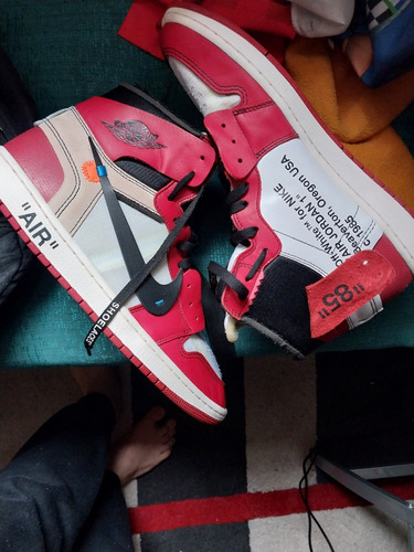 Zapatillas Jordan 1 Retro High Off White-chicago Originales