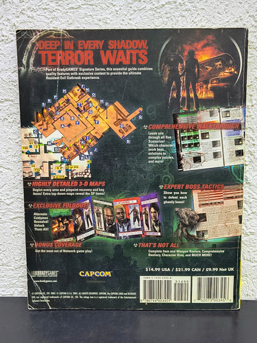Guía Resident Evil Outbreak Brady Signature Strategy Guide