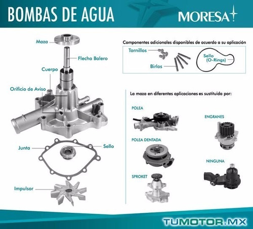 Bomba Agua Swift L4 1.5 1.6 2007 2015 Moresa
