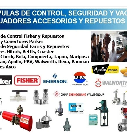 Válvulas,actuadores Y Repuestos Petroleros 