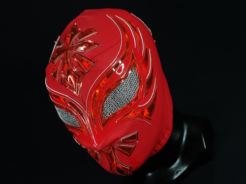 Mascara Luchador Semi Profesional All Red Lucha Libre 