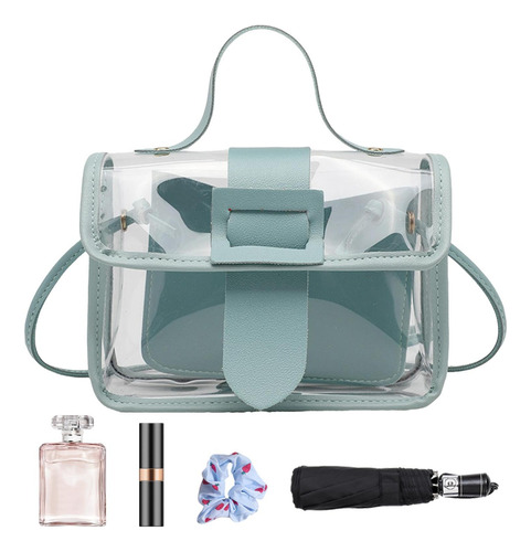 Bolsa De Mensajero Transparente, Monedero Transparente