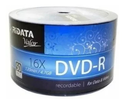 Dvd Virgen Ridata Dvd-r 4.7 Gb Rotulados Originales