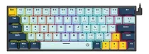 Comprar Mini Teclado Gamer Mecanico Fantech Mk874v2 Pc Gaming Rgb Teclado Skyblue Red Idioma Inglés Us