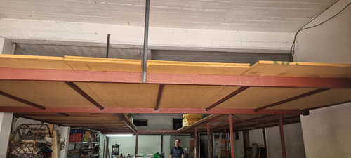 Entrepiso Hierro Y Madera. Para Depósito. 11x4x2 Mts Alto. (Usado)