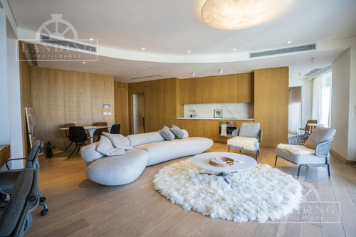 Departamento Con Increíbles Vistas Al Río En Piso 15 En Alquiler