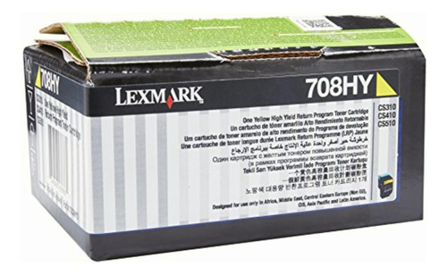 Lexmark 708hy Tóner Para Impresoras Láser (3000 Páginas,