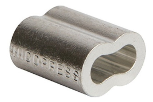 Casquillo O Nicopress Para Cable De 1,5mm X 10 Unidades