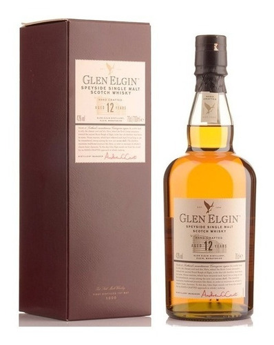 Wishky Glen Elgin 12 Años Single Malt - Origen Escocia