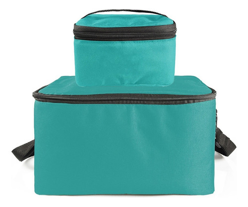 Kit 2 Bolsas Térmicas Impermeáveis 1l E 10l - Teisen Cor Azul Tiffany