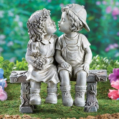 Eatingbiting Primer Beso Amante De Los Niños Escultura De Ja