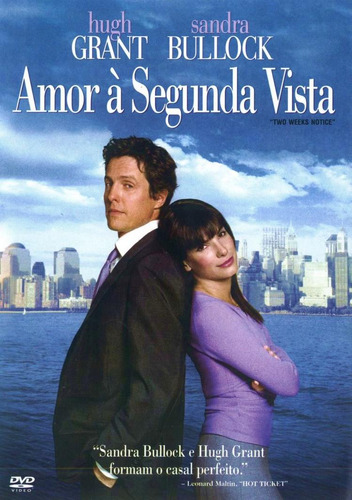 Amor À Segunda Vista - Dvd - Sandra Bullock - Hugh Grant