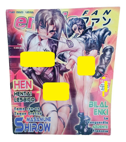 Revista Hentai Erotic Fan Número 38 Masamune Shirow (Usado)
