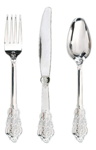 2 Cubiertos Desechables Tenedores De Plástico Cucharas