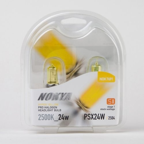 Bombillas Antiniebla Nokya Psx24w 2504  Hyper Yellow 2500k 2