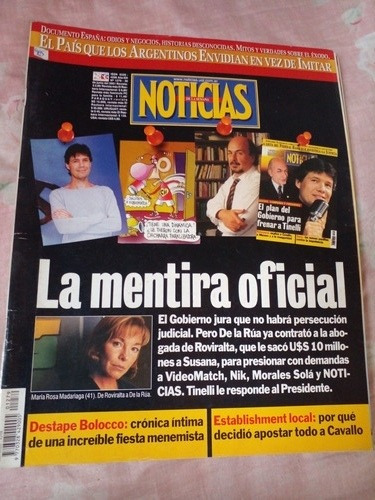Revista Noticias  Javier Saviola 30 6 2001 N1279