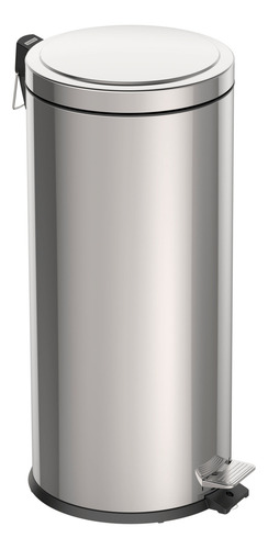 Basurero Pedal 30lts Dulox By Tramontina Color Acero