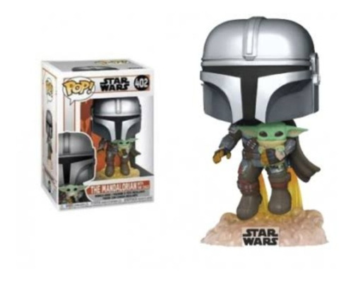 Mando Flying With Jet Pack The Mandalorian - Star Wars Funko