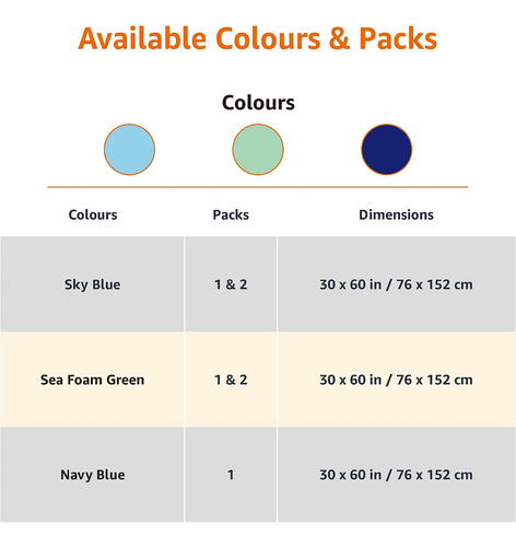 Toallas P/ Playa, Verde Y Blanco, 2pcs, 76,2 X 152,4cm