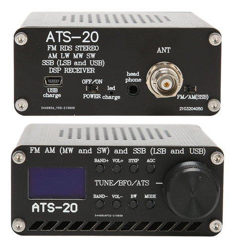 Radio Portatil Am Fm De Onda Corta Con Recepcion Ssb, Recept