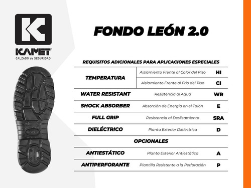 Imagen 5 de 8 de Calzado De Seguridad Kamet Zapato Teo P. Acero Envio Gratis