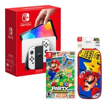 Comprar Nintendo Switch Oled Blanco + Superstar + Vault Super Mario