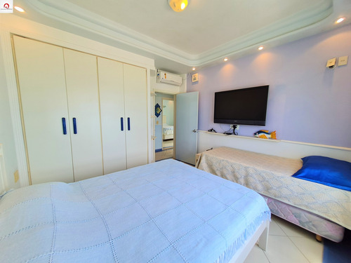 Imagem 6 de 17 de Apartamento À Venda Na Praia Das Pitangueiras, Guarujá-sp, Frente Para O Mar, 4 Dormitórios, Sala 3 Ambientes, Sacada, Vista Panorâmica Para O Mar - Ap05614 - 69008280