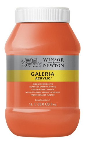 Tinta Acrílica Galeria Winsor Newton 1 Litro Cadm Orange Hue