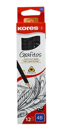 Lapiz Kores Grafito Caja X 12