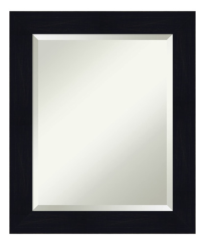 Amanti Art Biselado Madera Mirror De Pared De Bao (24.25 X
