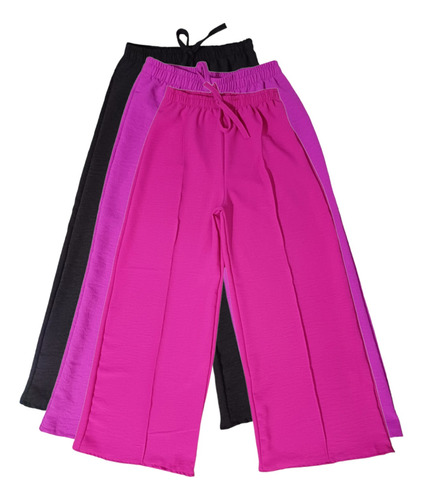 Calça Pantalona Menina Infantil Juvenil Mini Diva Luxo