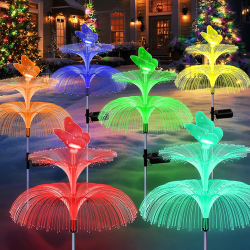 Conjunto De 6 Luces Solares Para Jardín, Regalos De Cumplea