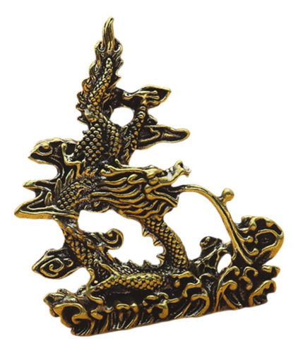 Estatua De Dragón Chino Ornamento De Escritorio Arte Crafts