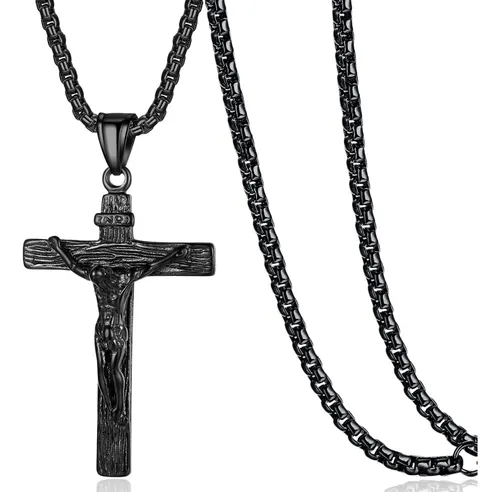 Rehoboth Jesucristo En Inri Crucifijo Collar Con Colgante De