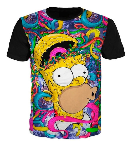 Camiseta Los Simpsons Homero Adulto Premium Exclusivas Xl