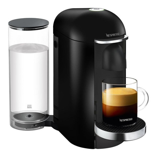 Cafetera Nespresso VertuoPlus GCB2 automática deluxe black para cápsulas monodosis 120V