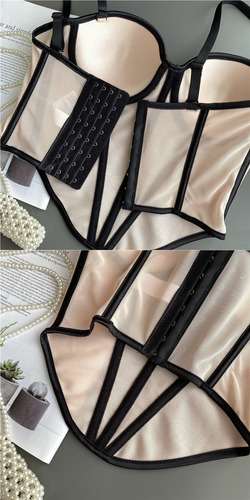 Blusa Corset Mujer Juvenil Importación Premium Varillas Dama