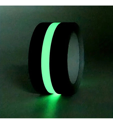 Cinta Antideslizante Fotoluminiscente Rollo 50mm X 5 Mts Fotoluminiscente
