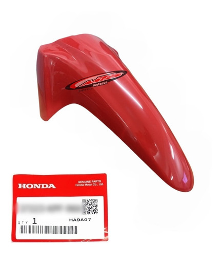 Guardabarro Delantero Rojo Orginal Honda Wave 110 S Moto Sur