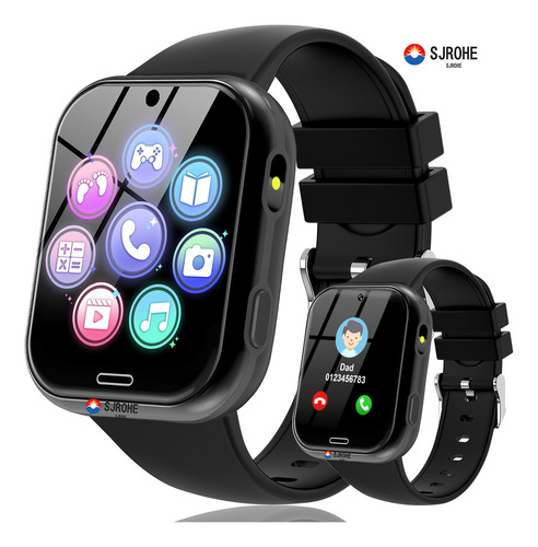 Reloj Inteligente Smartwatch 2G Llamadas Sos SmartWatch Con Camara Relojes De Juego X53 Sjrohe Relojes Inteligentes Llamar Niños Relojes Inteligentes,Relojes Inteligentes Con Ranuras Para Tarjetas Sim