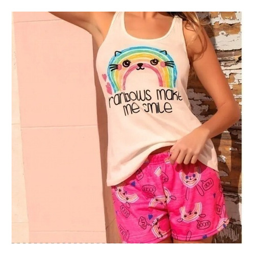 Kits  Molde  Conjunto Pijama Musculosa+short,pack 5 Talles!