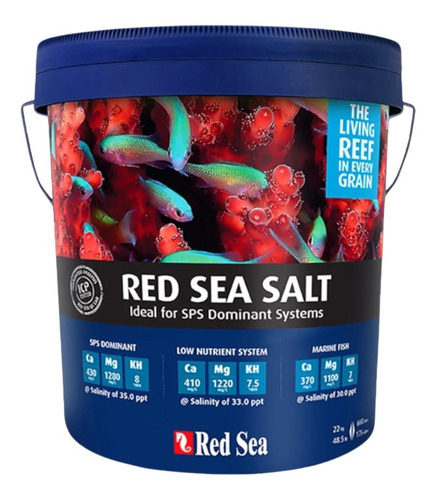 Red Sea Salt 22kg 660lt Peces Reef Acuario Marino 