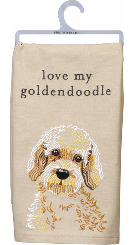 Primitives By Kathy Love My Goldendoodle  Toalla De Coc...