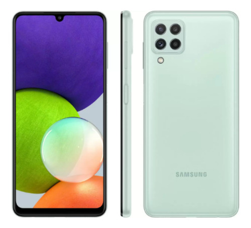 Usado: Smartphone Samsung A22 128 Gb Verde - Excelente (Usado)